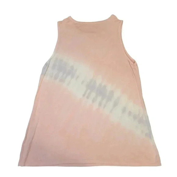FSL Apparel Sleeveless Tunic Pink Purple Tie Dye Medium - Picture 2 of 3